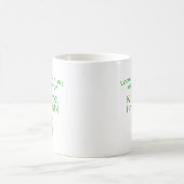 今日はアイルランド人だ Kiss Me コーヒーマグカップ (中央)