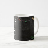 今日はイエス様にだけ話しかけるよ フラワー コーヒーマグカップ (正面右)