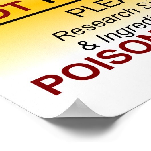 今日はインフルエンザの予防接種は行っていない ポスター (角)