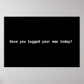 今日はエモを抱き締めた？ ポスター (正面)