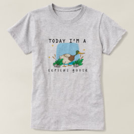 「今日はカモよ」おもしろいダックTシャツ Tシャツ
