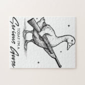 今日はガンのマジなガチョウだ ジグソーパズル (横)