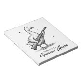 今日はガンのマジなガチョウだ ノートパッド (アングル)