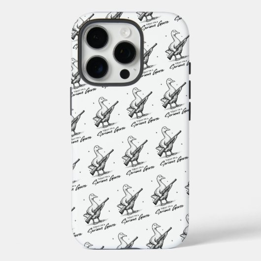 今日はガンのマジなガチョウだ Case-Mate iPhoneケース (裏面)