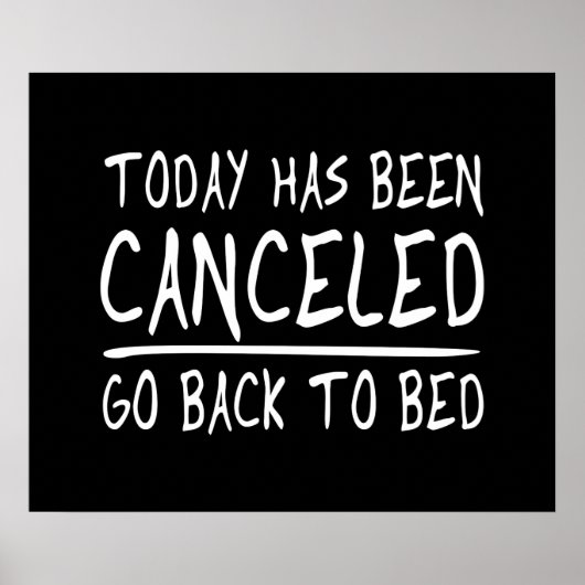 今日はキャンセル ポスター (正面)