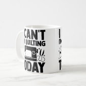 今日はキルティングの日 缝い物 編み物 ソーイング コーヒーマグカップ (正面左)