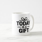 今日はギフトマグカップ感動的- Coffee Cup コーヒーマグカップ (正面右)