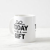 今日はギフトマグカップ感動的- Coffee Cup コーヒーマグカップ (正面左)