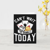 今日はギャンブルが待ち遠しい カード (黄色い花)