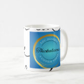 今日はクッキーが値打ちだ コーヒーマグカップ (正面右)