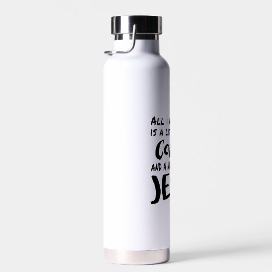 今日はコーヒーとWが少ししか必要ない ウォーターボトル (右面)