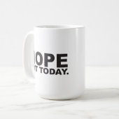 今日はコーヒーマグじゃない コーヒーマグカップ (正面左)