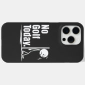 今日はゴルフ禁止 Case-Mate iPhoneケース (裏面 (横))