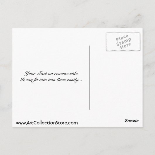 今日はゴーギンの市へは行かぬ ポストカード (裏面)