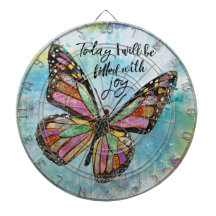 今日はジョイ·ダーツ·ボードでいっぱいになる