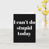 今日はスタッドできません カード (黄色い花)