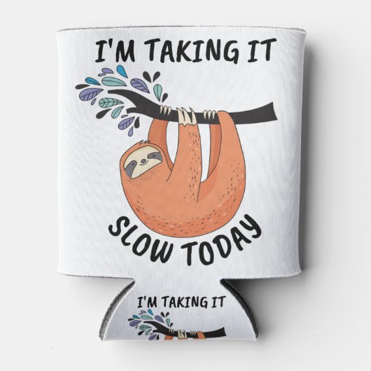 今日はスロースの時間が遅い 缶クーラー (正面)