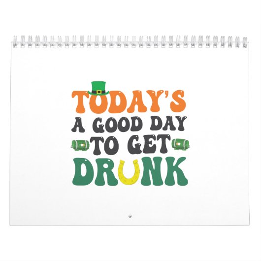 今日はセントパトリック飲をおもしろい得る カレンダー (カバー)