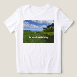 今日はソーシャルメディアはやめよう トライブレンドＴシャツ