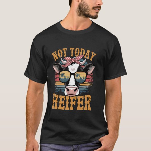今日はダメよ雌牛 Tシャツ (正面)