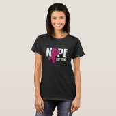 今日はダメ 乳がん ピンクリボン サポート Tシャツ (正面フル)
