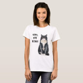 今日はダメ 負け猫 グランピー Tシャツ (正面フル)
