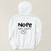 今日はダメ Sarcastic Pullover Hoodie パーカ (デザイン裏面)