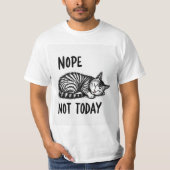 今日はダメ Tシャツ (正面)