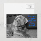 今日はネオ・パピーを抱きしめた？ ポストカード (正面/裏面)