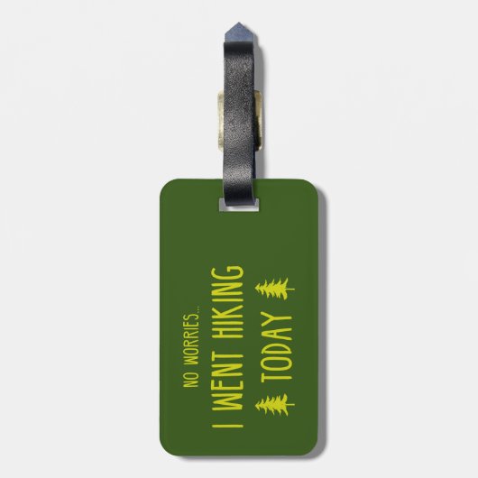 今日はハイキングに行った ラゲッジタグ (裏面縦)