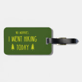 今日はハイキングに行った ラゲッジタグ (裏面横)