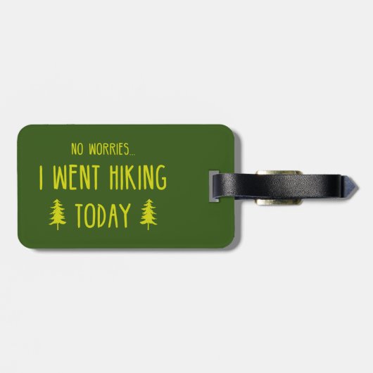 今日はハイキングに行った ラゲッジタグ (裏面横)