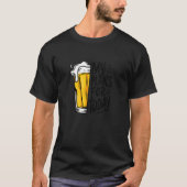 今日はビールを飲むのが私の計画だおもしろい Tシャツ (正面)