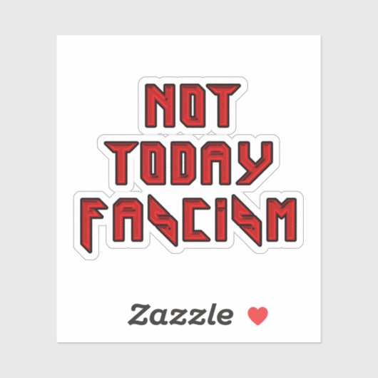 今日はファシズムではない シール (シート)