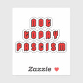 今日はファシズムではない シール (シート)