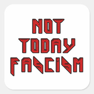 今日はファシズムではない スクエアシール