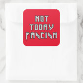 今日はファシズムではない スクエアシール (バッグ)