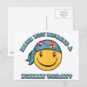 今日はフィジー人を抱き締めた？ ポストカード (正面/裏面)