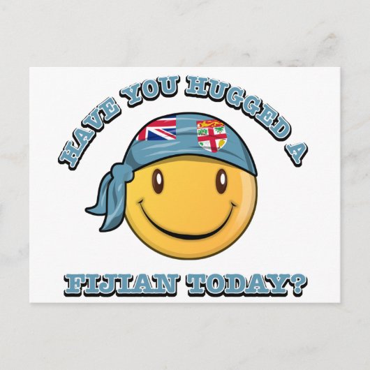 今日はフィジー人を抱き締めた？ ポストカード (正面)