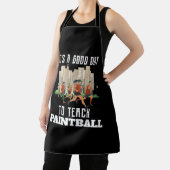 今日はペイントボールが楽教えしい エプロン (インサイチュ)