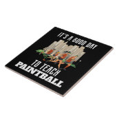 今日はペイントボールが楽教えしい タイル (側面)