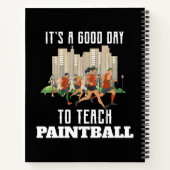 今日はペイントボールが楽教えしい ノートブック (裏面)