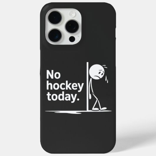 今日はホッケー禁止 Case-Mate iPhoneケース (裏面)