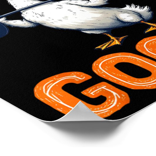 今日はマジなガチョウおもしろいボディビルFだ ポスター (角)