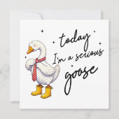 今日はマジメなガチョウ シーズンカード (正面)