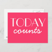 今日はモチベーションを上げる ポストカード (正面/裏面)