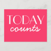 今日はモチベーションを上げる ポストカード (正面)