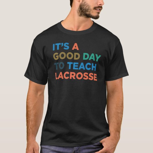 今日はラクロスコーチ教えプレミアム Tシャツ (正面)