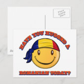 今日はルーマニア語を話したか ポストカード (正面/裏面)