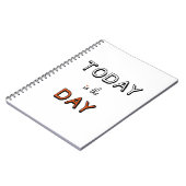 今日はワードアー感動的トの日 ノートブック (左側)